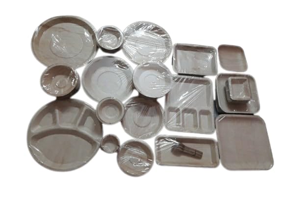 Nisarga Areca Leaf Disposable Round Plates 12 inches - Eco-Friendly and Sustainable Dinnerware Solution (15)