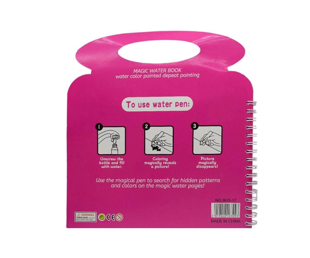 Cartoon Reusable Magic Pen / Water Painting Book