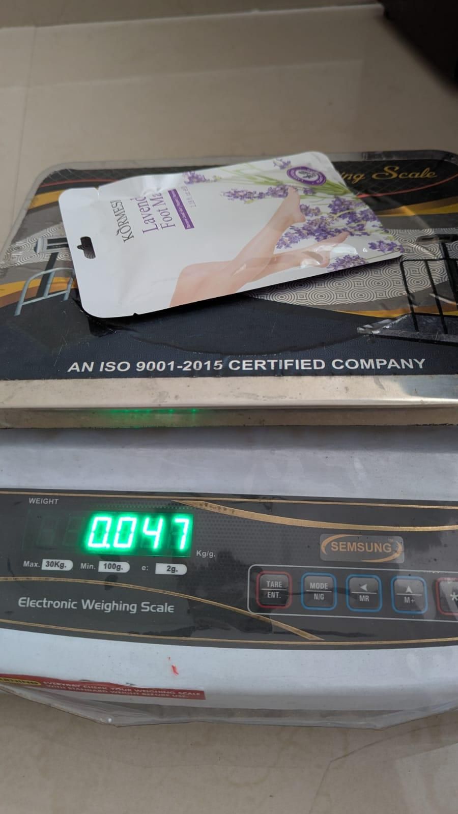 Moisturizing Lavender Foot Mask