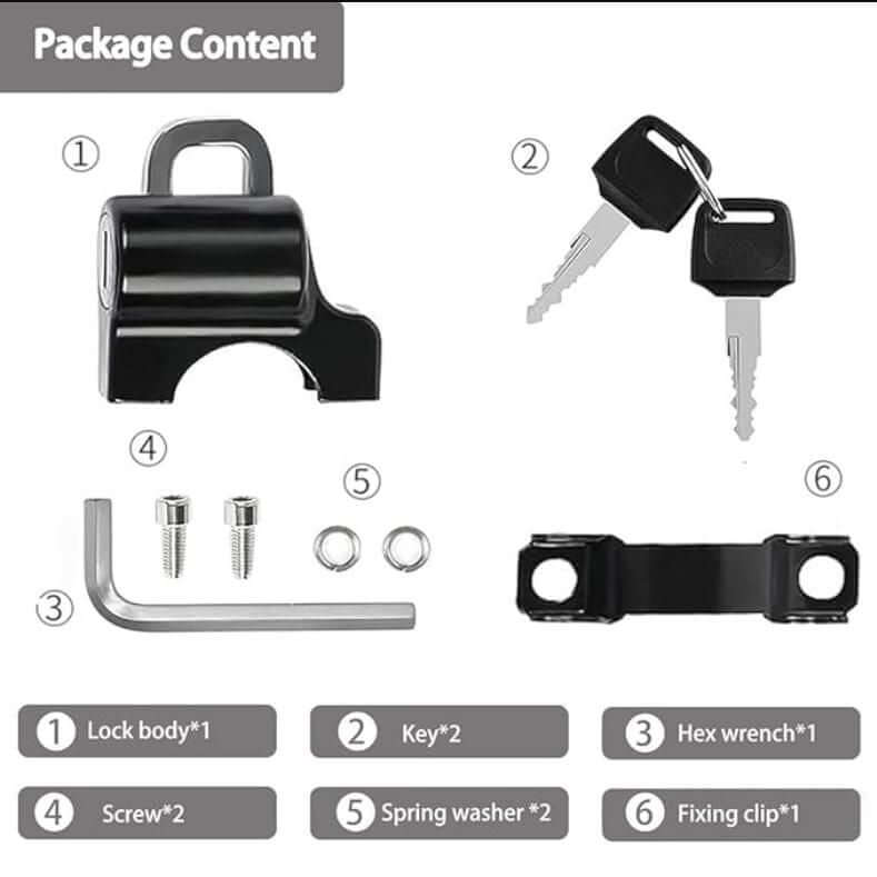 Helmet Lock for Bike