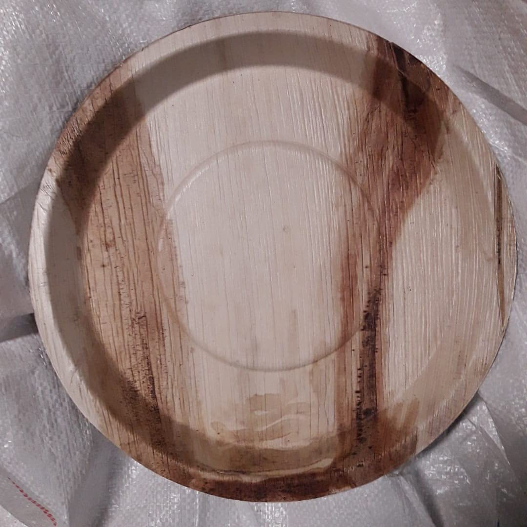 Nisarga Areca Leaf Disposable Round Plates 12 inches - Eco-Friendly and Sustainable Dinnerware Solution (15)