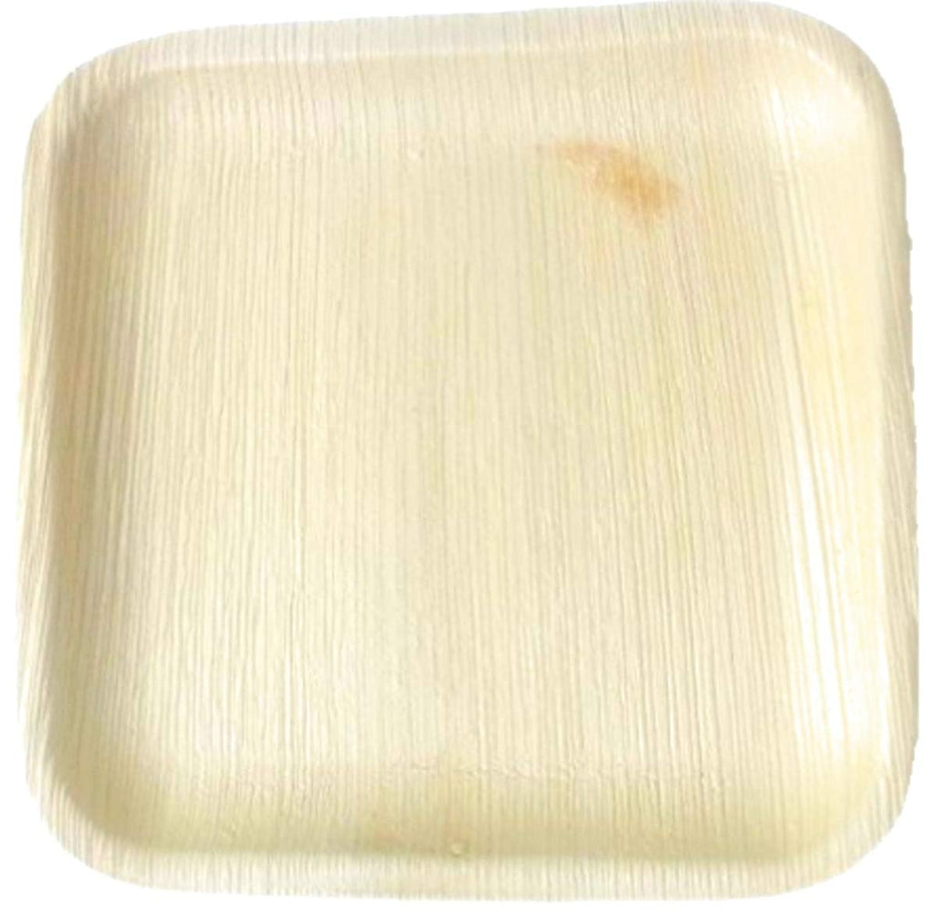 Eco-Friendly: Nisarga Eco Products Areca Leaf Square Plates - natural and sustainable tableware.