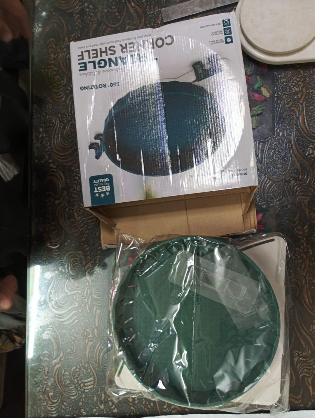 360 degree Rotating Corner Shelf